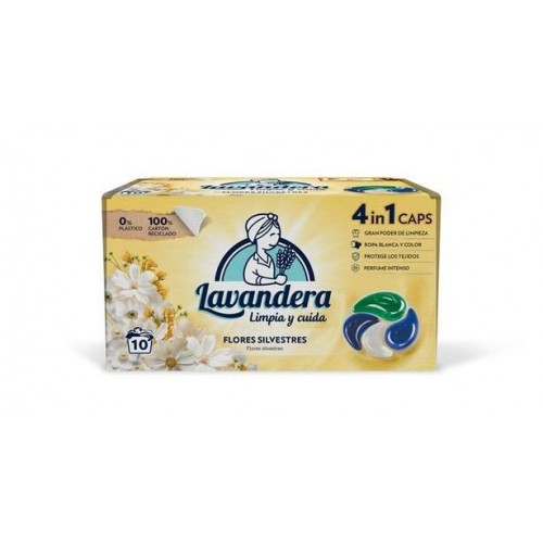 Detergente LA LAVANDERA 10 capsulas Detergente LA LAVANDERA 10 capsulas